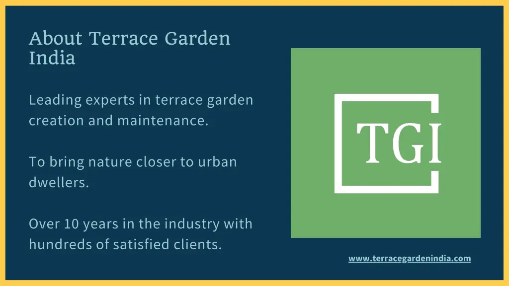 about terrace garden india