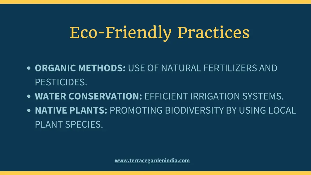 eco friendly practices