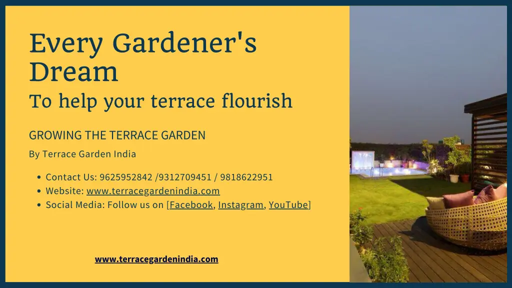 every gardener s dream to help your terrace