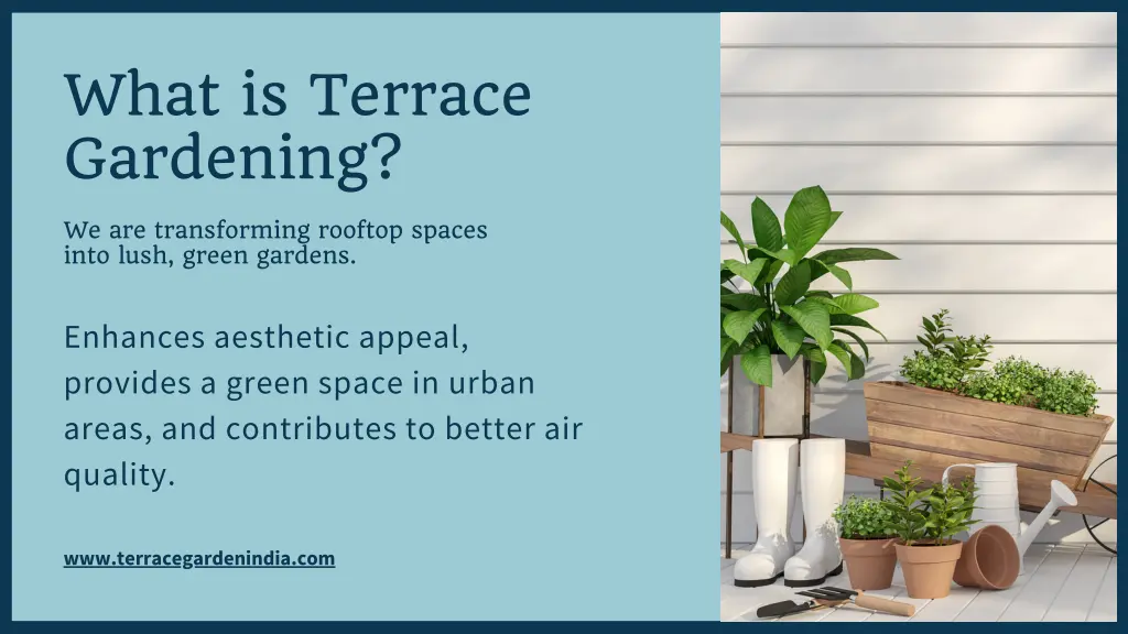 what is terrace gardening