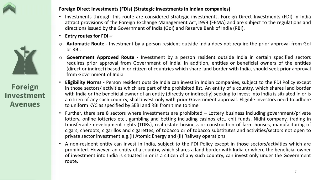 foreign direct investments fdis strategic