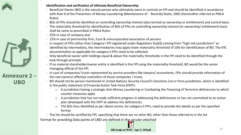 identification and verification of ultimate