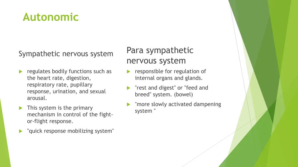 autonomic