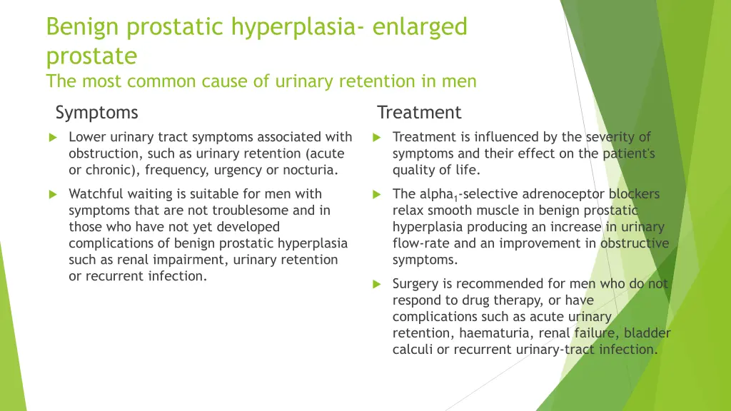 benign prostatic hyperplasia enlarged prostate