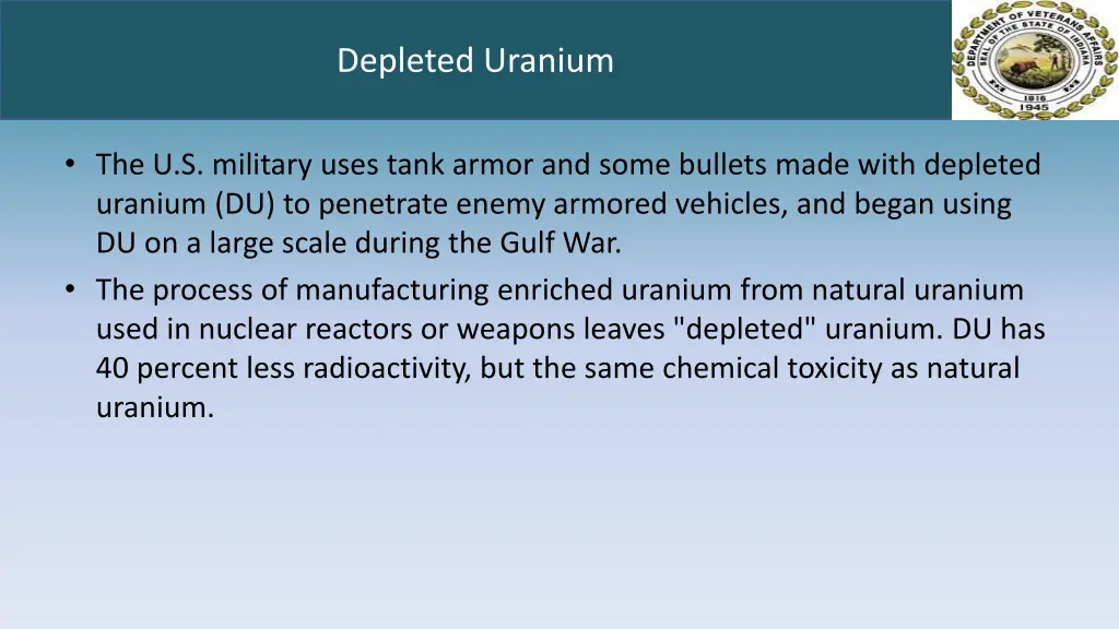 depleted uranium