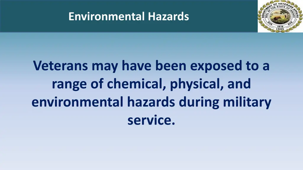 environmental hazards