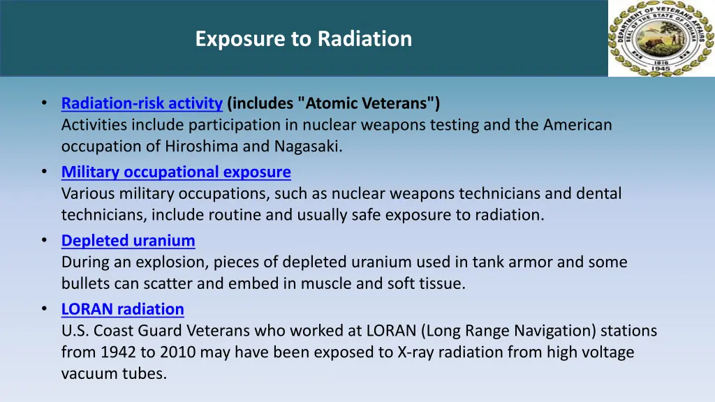 exposure to radiation 1