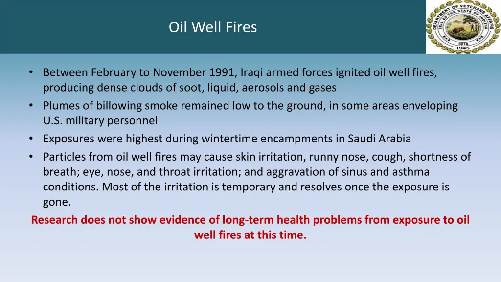 oil well fires