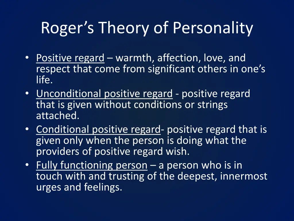 roger s theory of personality 1