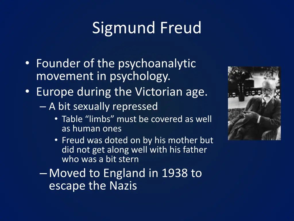 sigmund freud