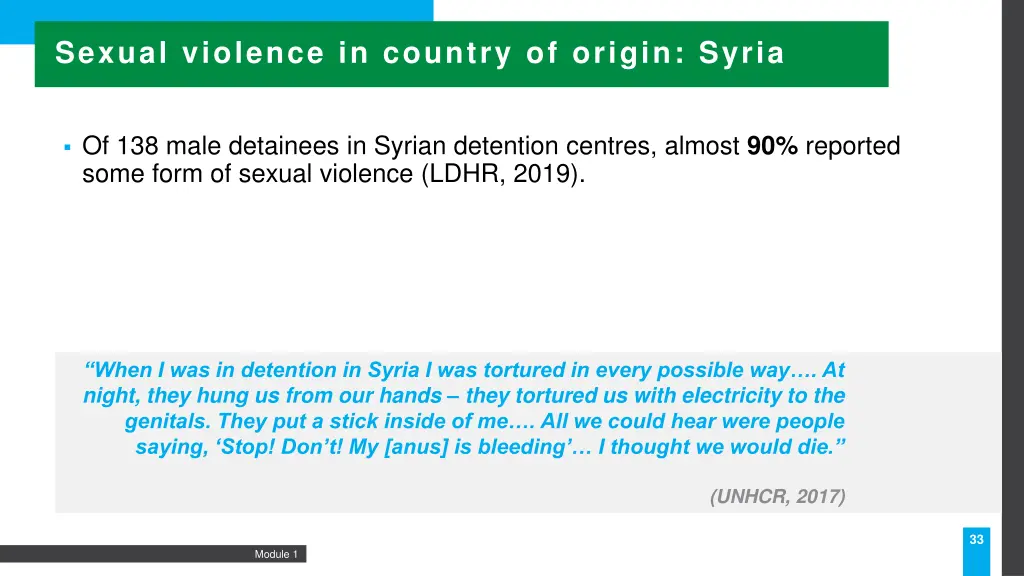 sexual violence in country of origin syria