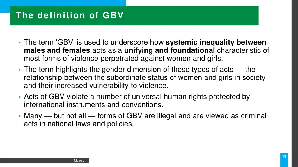 the definition of gbv 2