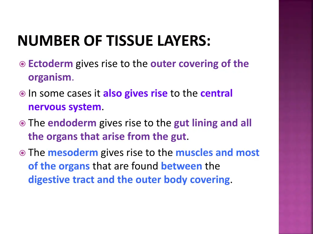 number of tissue layers 2