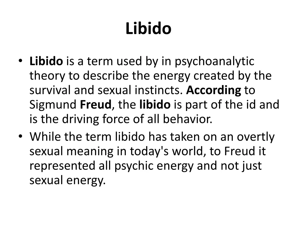 libido