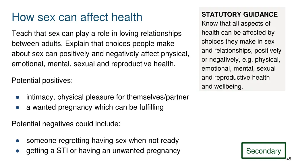 how sex can affect health