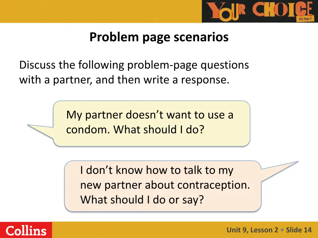 problem page scenarios