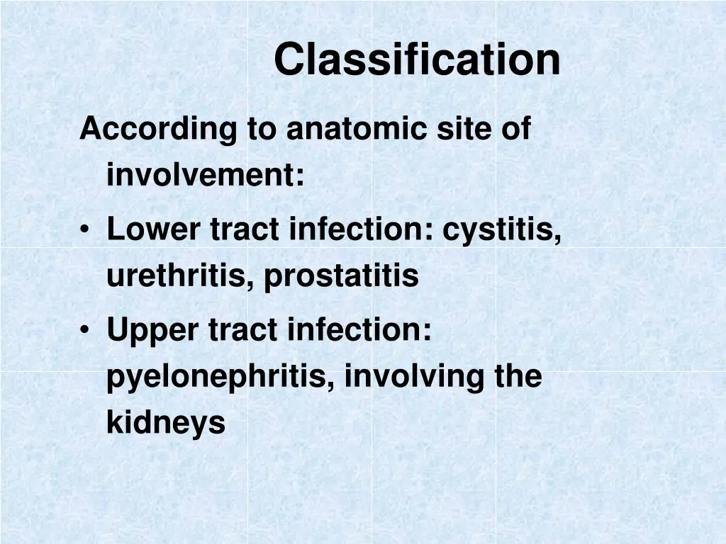 classification