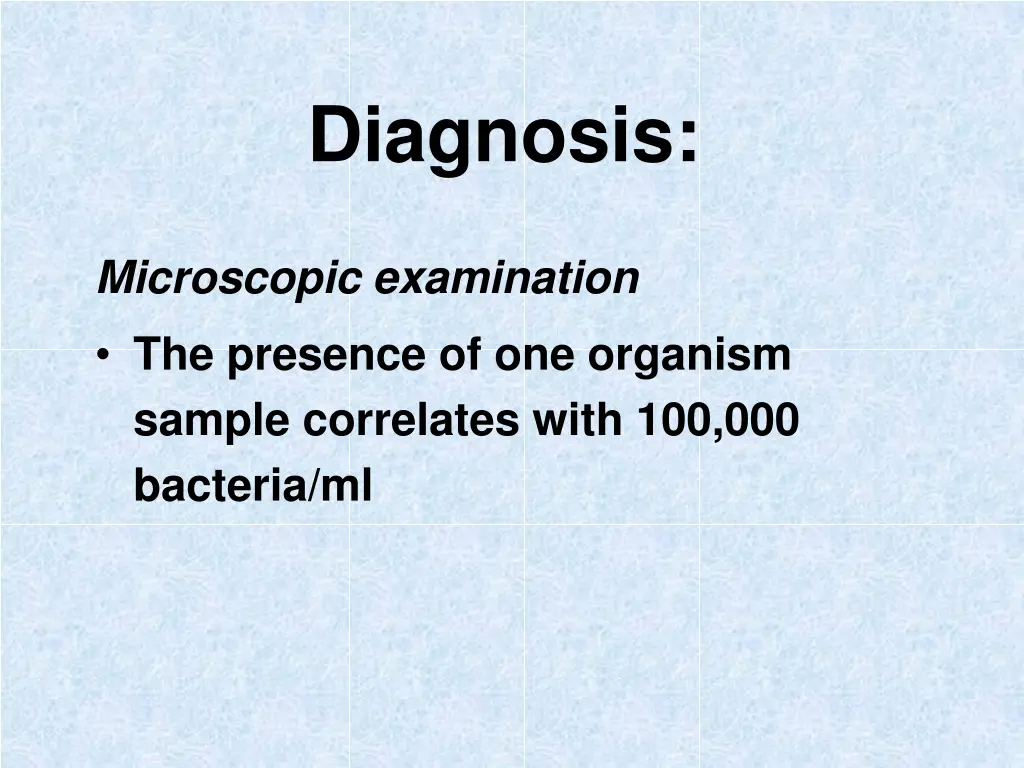 diagnosis