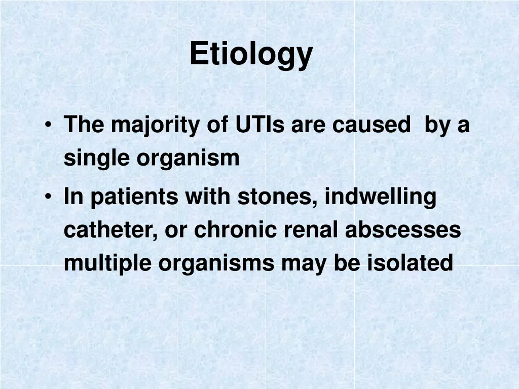 etiology 1