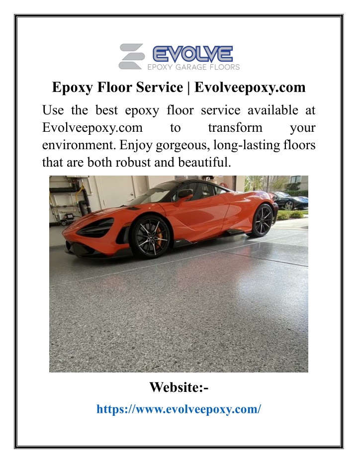 epoxy floor service evolveepoxy com use the best