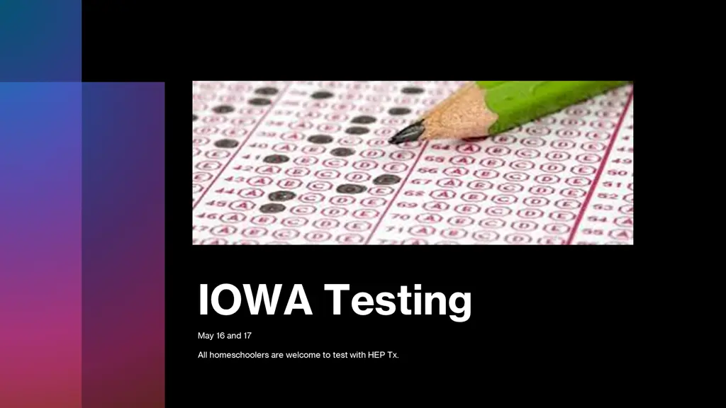 iowa testing