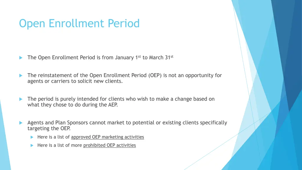 open enrollment period