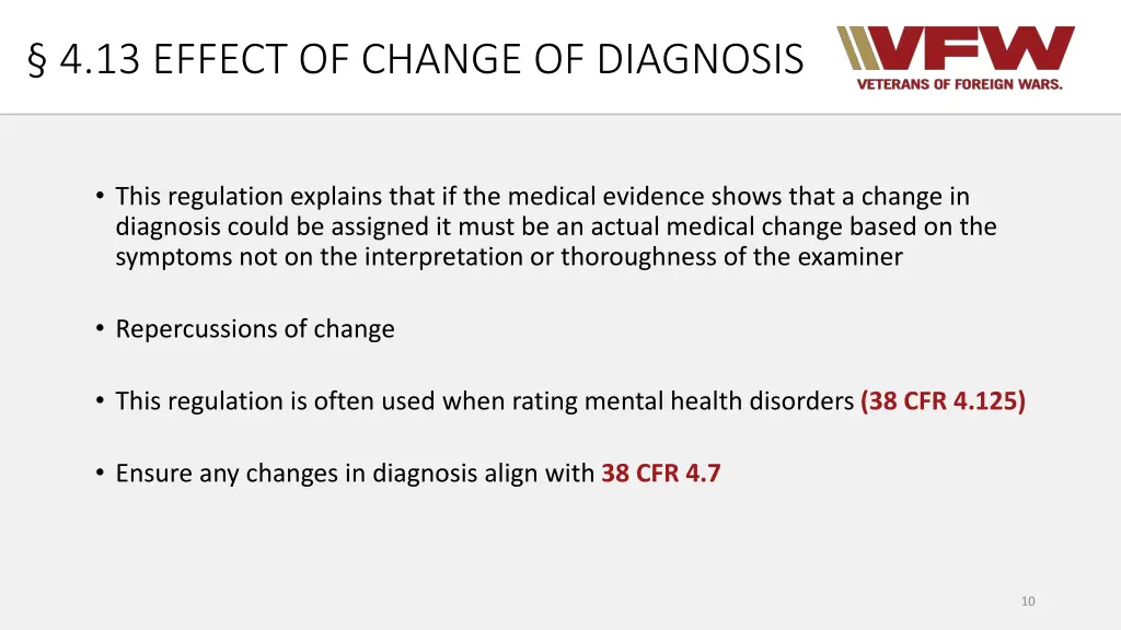 4 13 effect of change of diagnosis