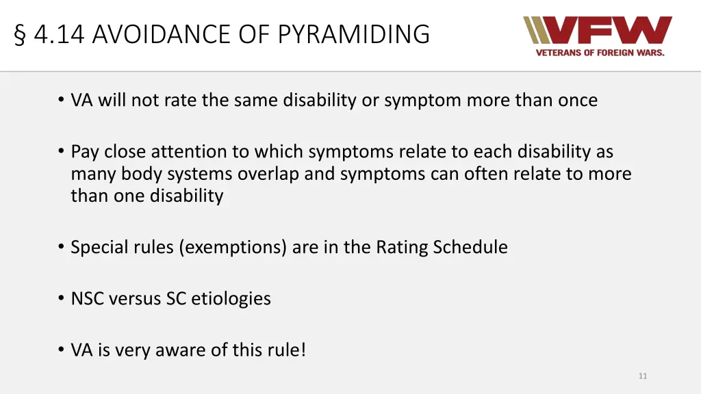 4 14 avoidance of pyramiding