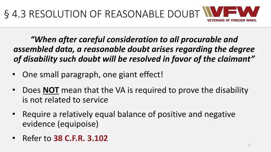 4 3 resolution of reasonable doubt