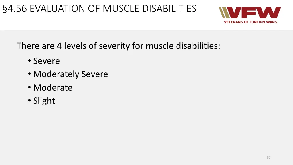 4 56 evaluation of muscle disabilities