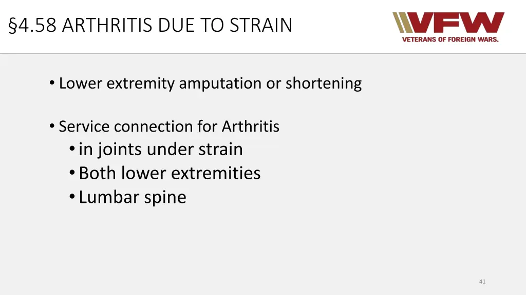 4 58 arthritis due to strain