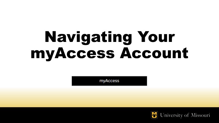 navigating your myaccess account