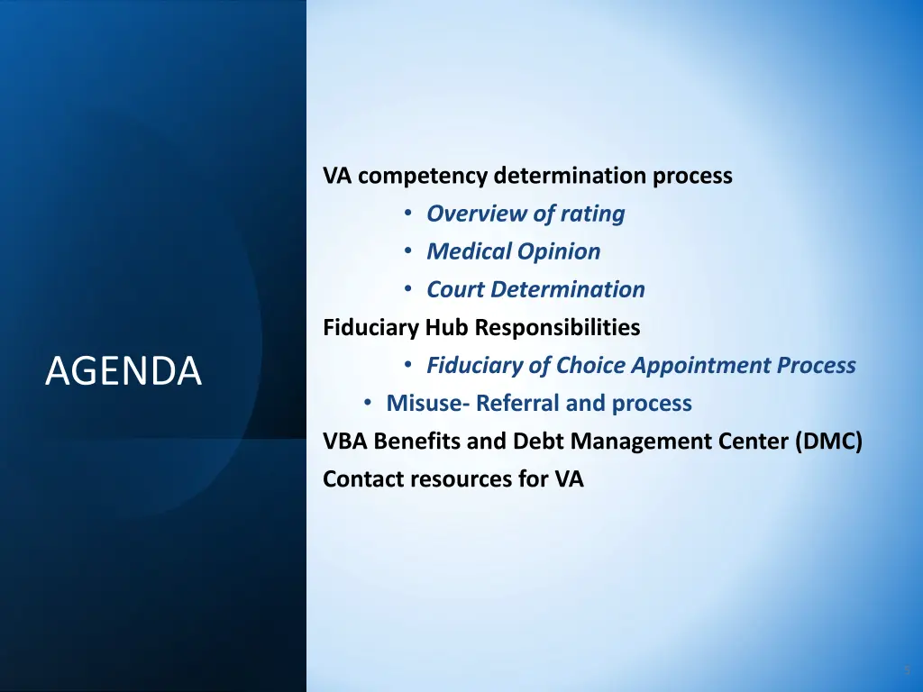 va competency determination process overview