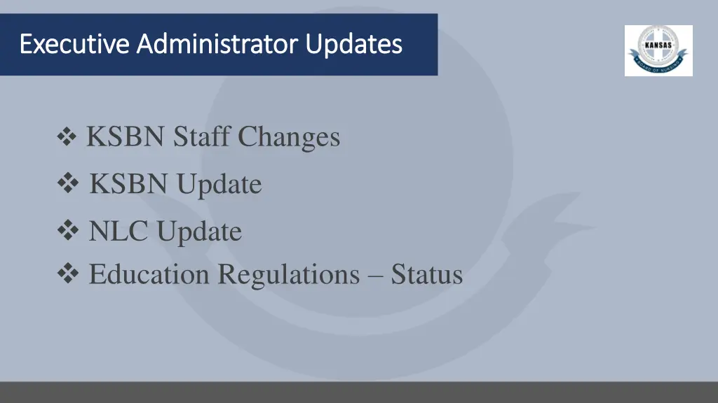 executive administrator updates executive