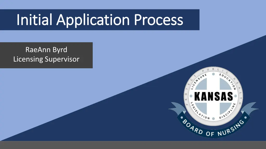 initial application process initial application