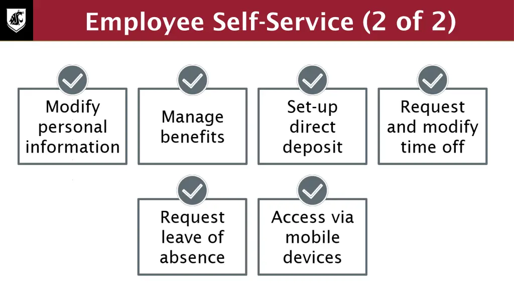 employee self service 2 of 2