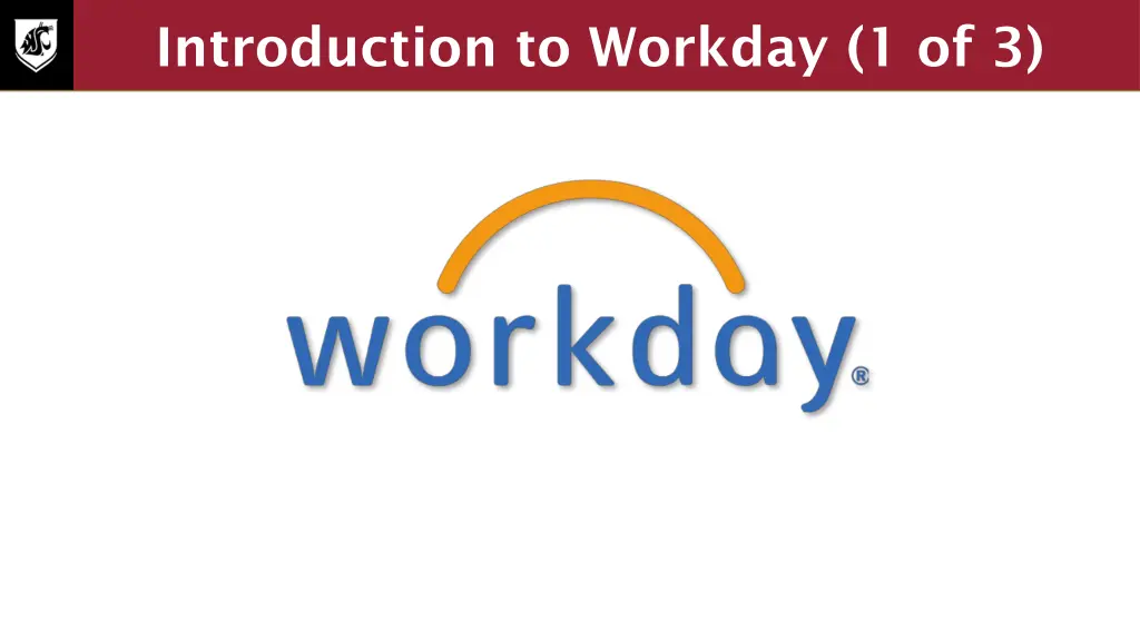 introduction to workday 1 of 3