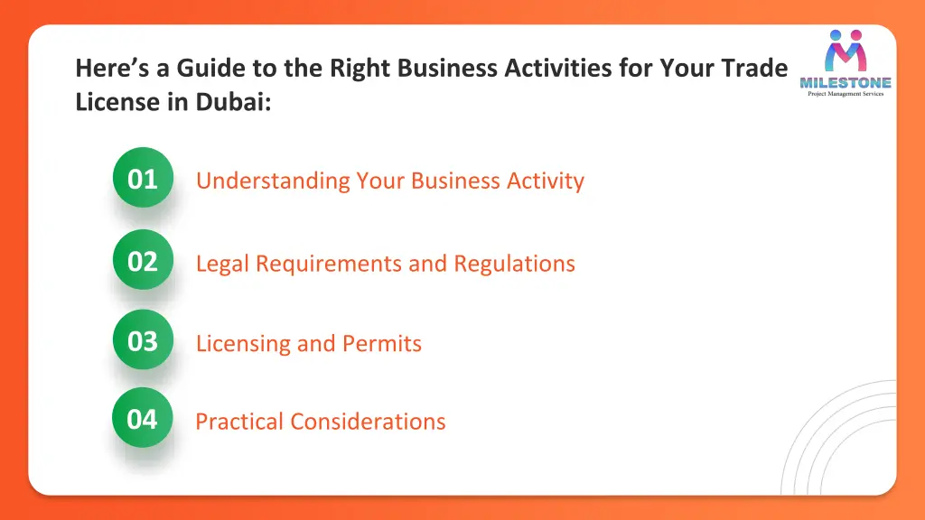 here s a guide to the right business activities