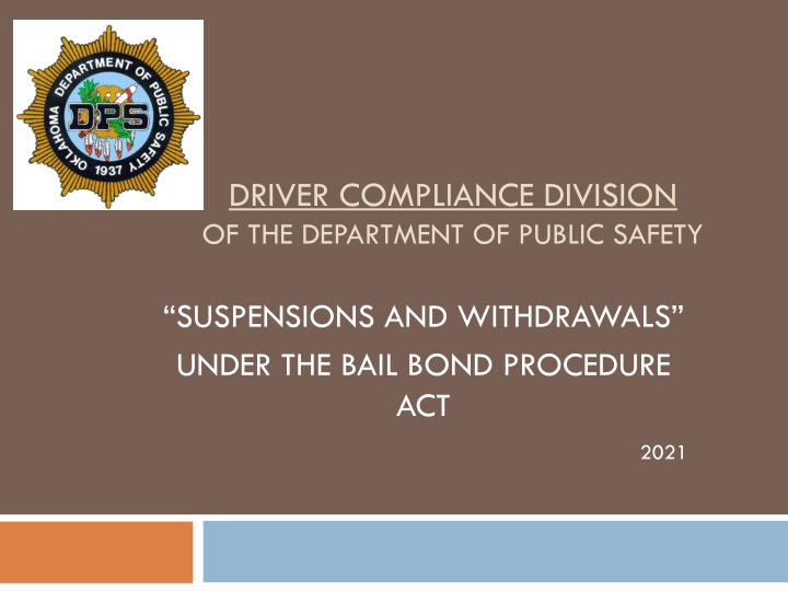 driver compliance division of the department