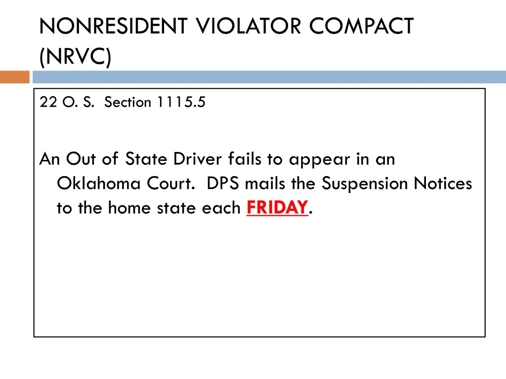 nonresident violator compact nrvc