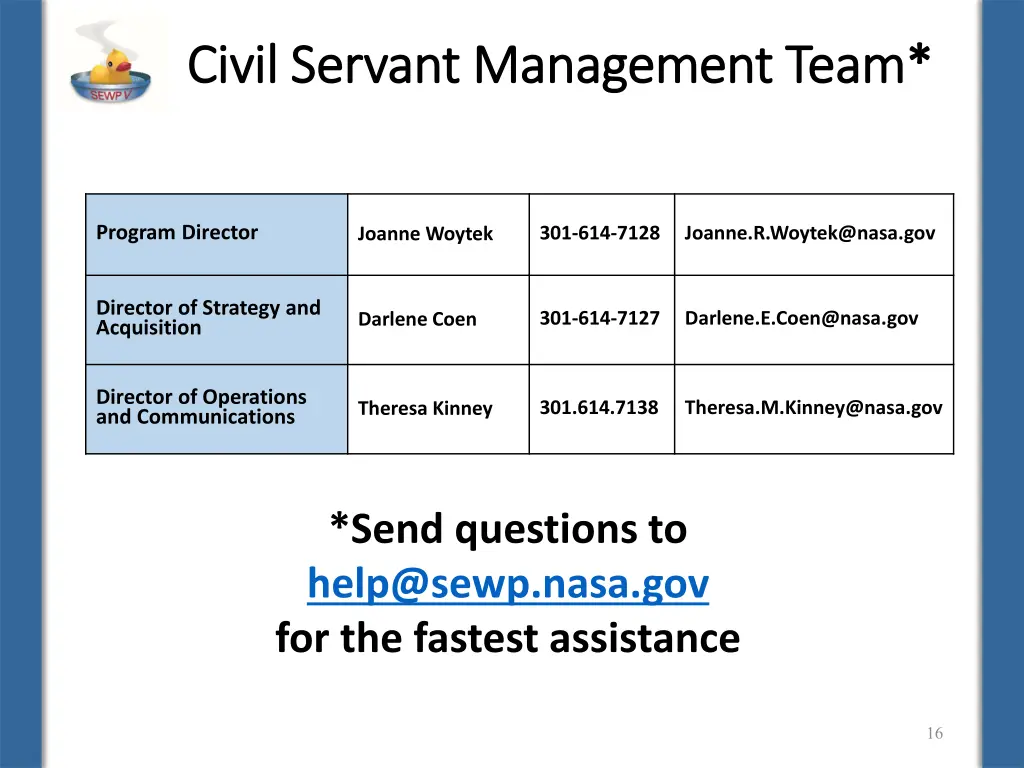 civil servant management team civil servant