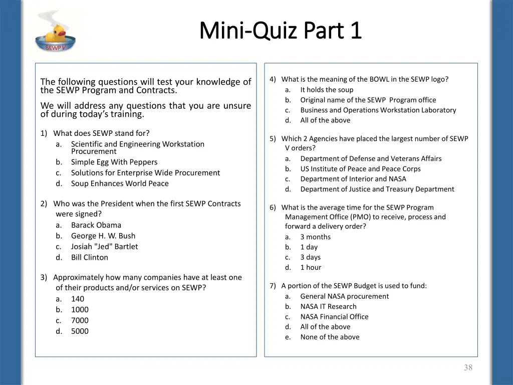 mini mini quiz part 1 quiz part 1