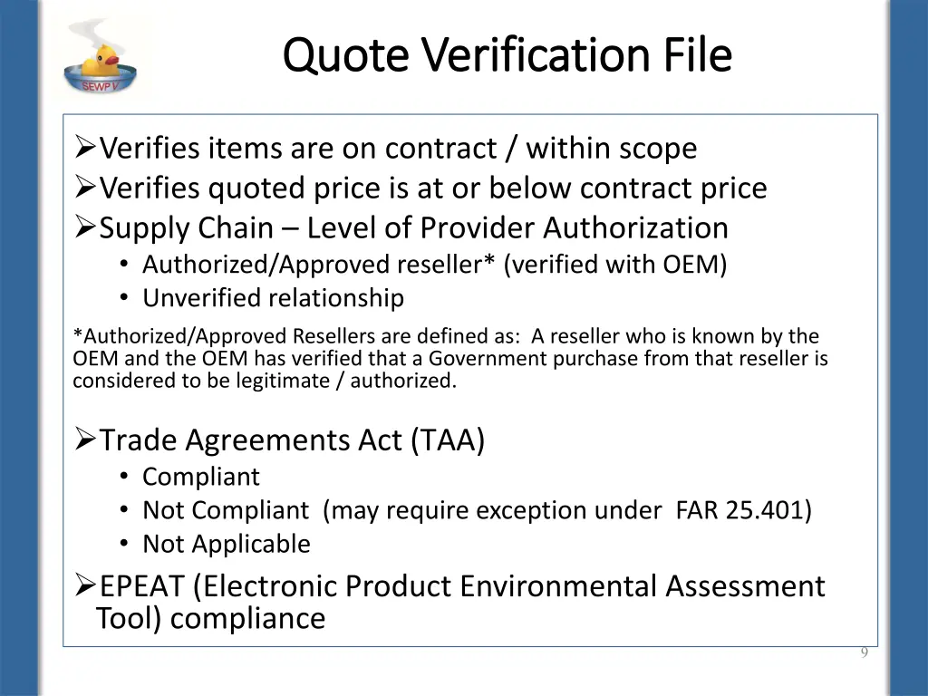 quote verification file quote verification file