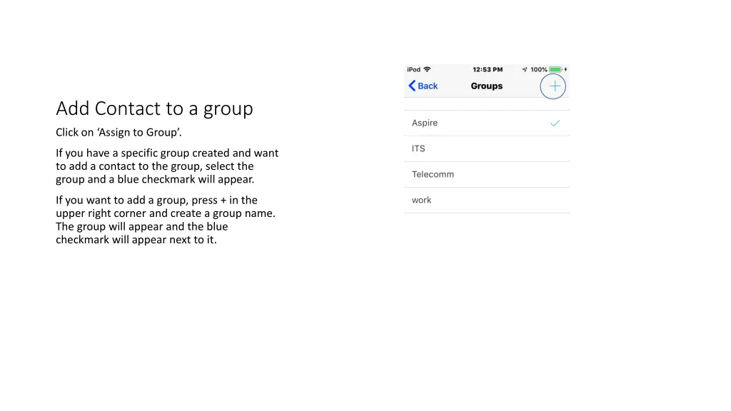 add contact to a group