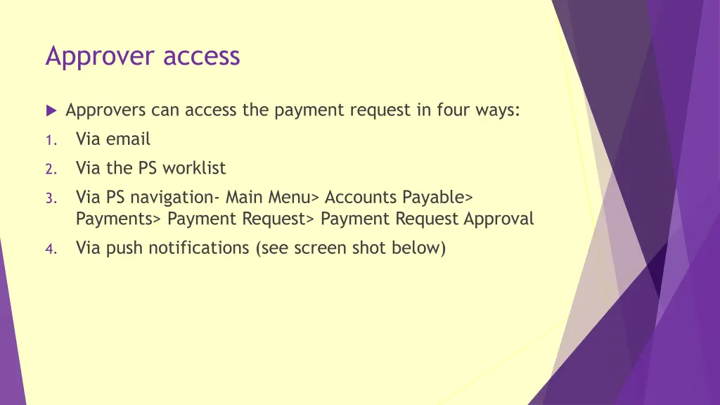 approver access