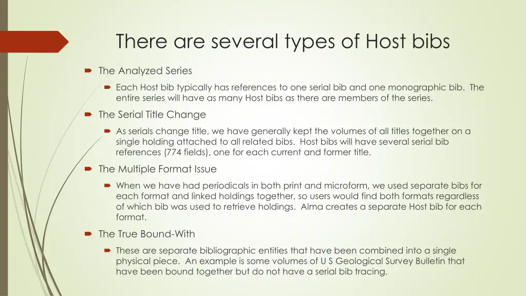 there are several types of host bibs