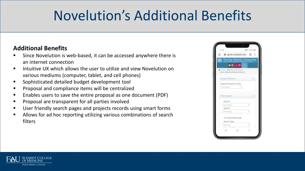 novelution s additional benefits