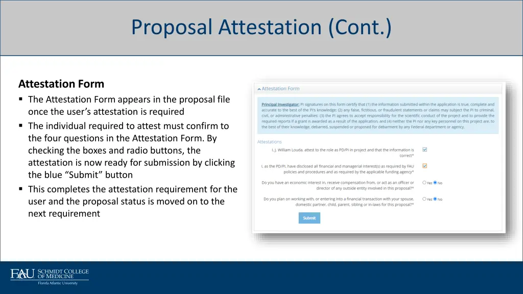 proposal attestation cont