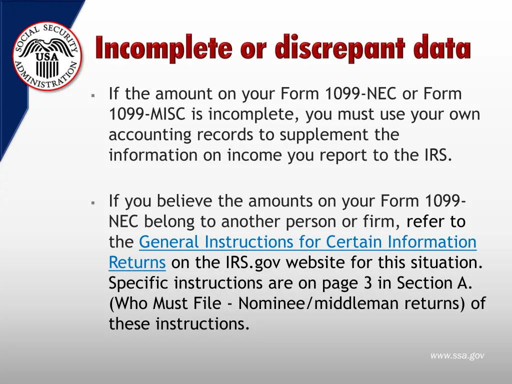 if the amount on your form 1099 nec or form 1099