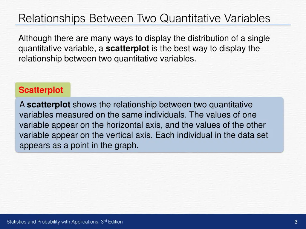 relationships between two quantitative variables 1